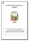 Vista preliminar de documento Código de Ética y Conducta de la Municipalidad Distrital de Huasmín