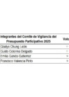 Vista preliminar de documento Integrantes del Comite del Vigilancia del Presupuesto Participativo 2025