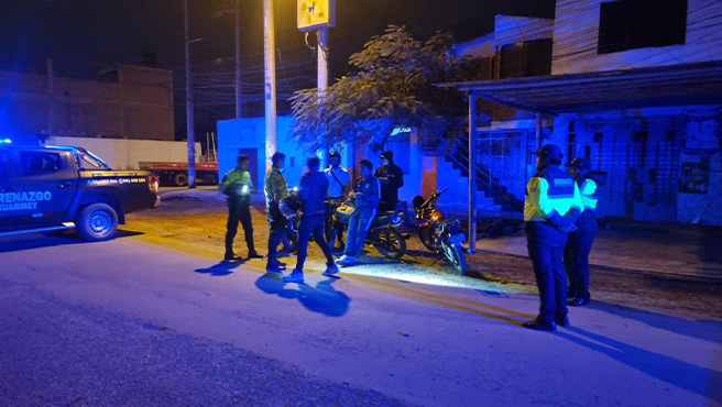 Serenazgo logró intervenir a diversas conductores con sus motos lineales quienes realizaban “piques” 