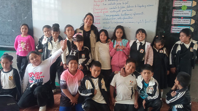 DEMUNA continua con la actividad de juegos recreativos y de los derechos humanos, en las instituciones educativas de la provincia. 