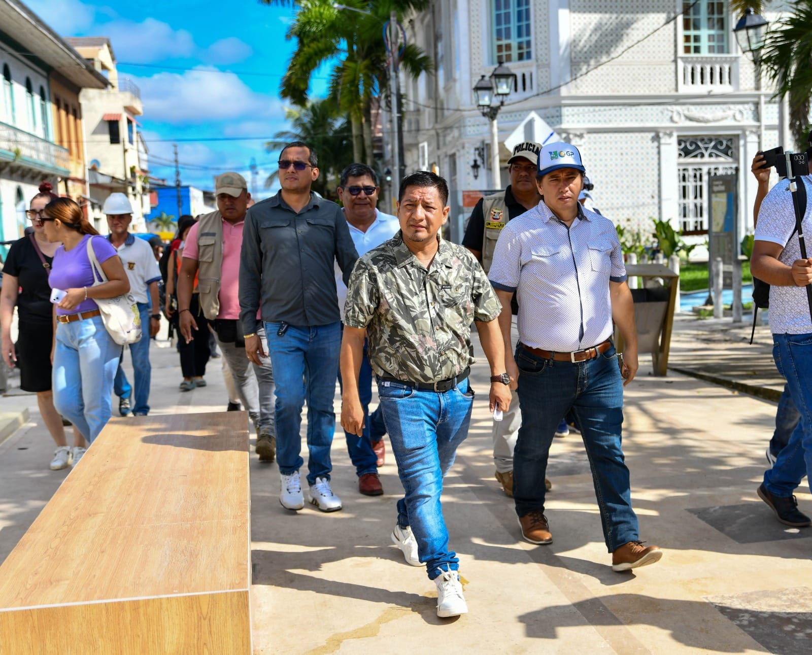 Gobernador Regional de Loreto realiza inspección final a los trabajos en la Alameda Turística