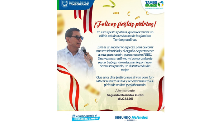 Felices Fiestas Patrias Perú