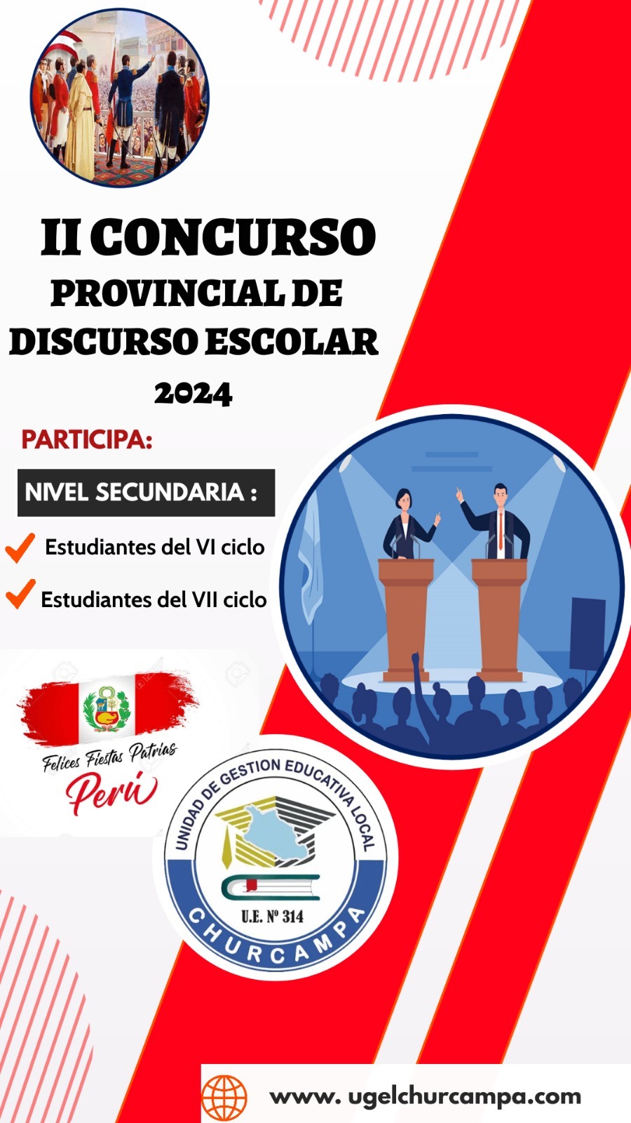 Resultados del II Concurso Provincial de Discurso Escolar 2024