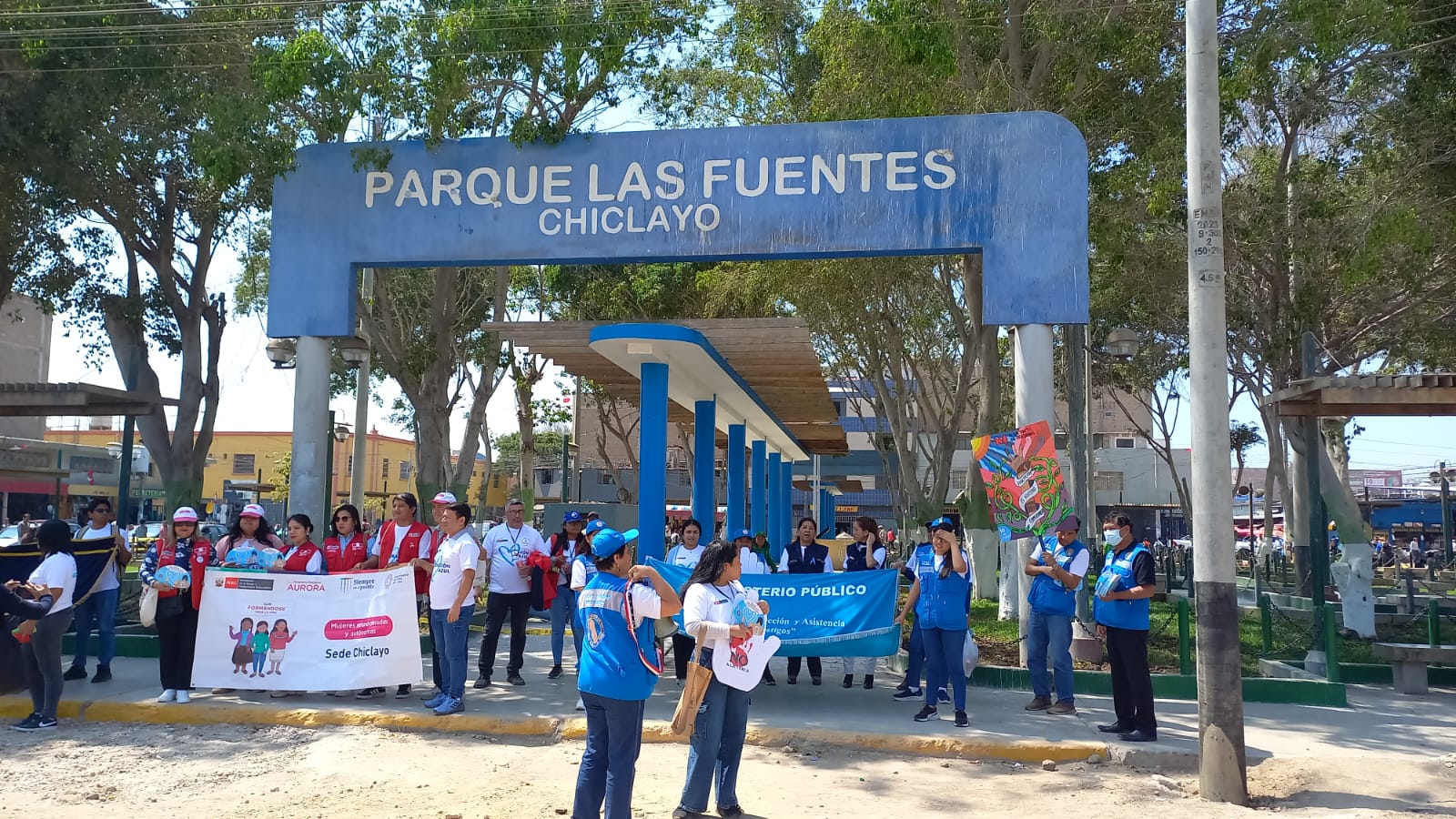 Plantón informativo en el marco el Día Mundial contra la Trata de Personas