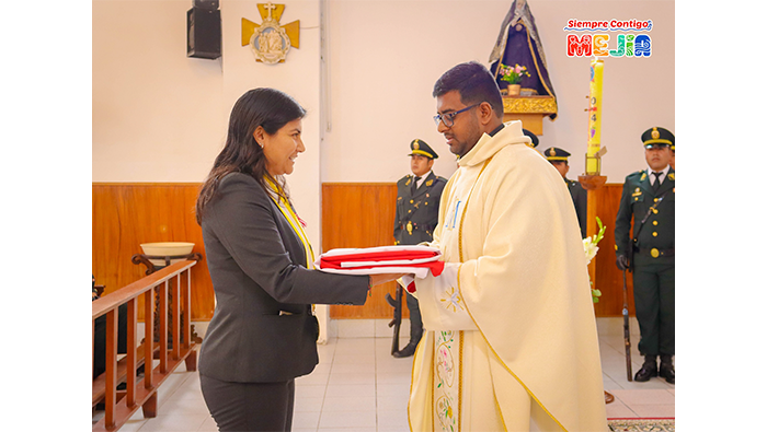 Misa y Te Deum por el 203° Aniversario de la Independencia del Perú, realizado en la Iglesia Inmaculada Concepción