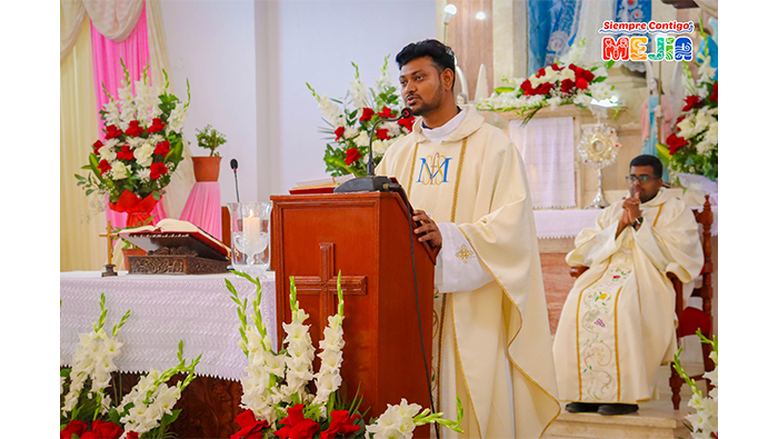 Misa y Te Deum por el 203° Aniversario de la Independencia del Perú, realizado en la Iglesia Inmaculada Concepción