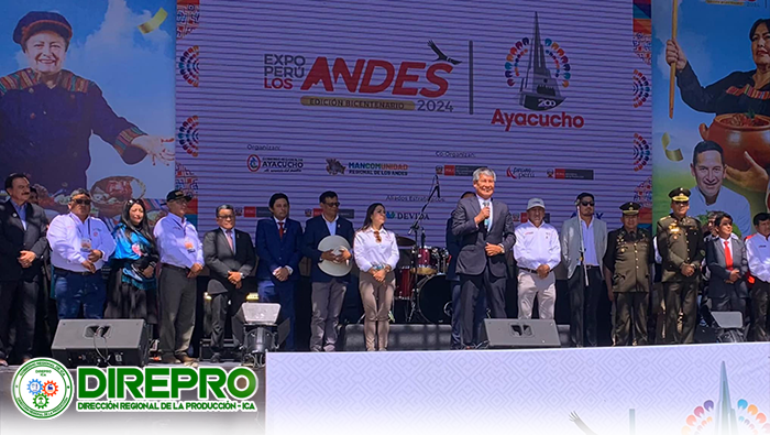 Ceremonia de Inauguración de la Expo Los Andes Ayacucho 2024 Edición Bicentenario