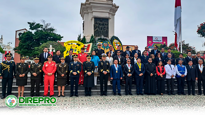 Acto Protocolar Conmemorativo del 203° Aniversario de la Independencia del Perú