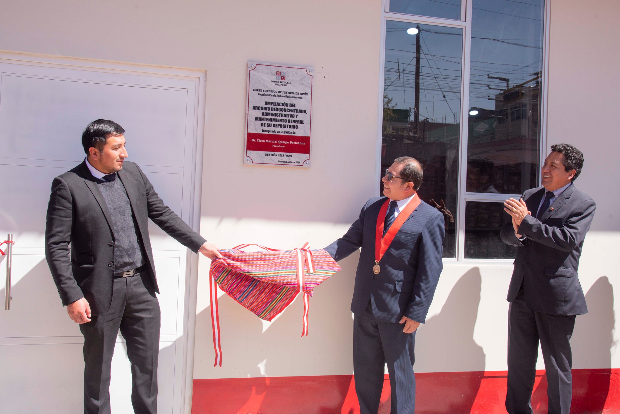 Presidente de la Corte Junín inauguró ampliación del archivo desconcentrado