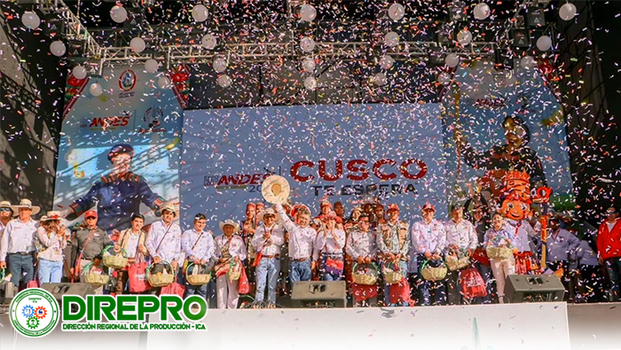 Ceremonia de cierre de la EXPO PERU LOS ANDES AYACUCHO 2024.