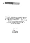 Vista preliminar de documento  Actas de conciliación II Trimestre 2016 