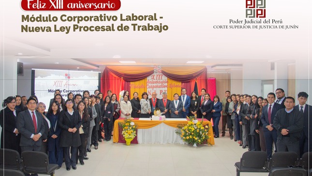 Trece años cumpliendo con el propósito de la celeridad