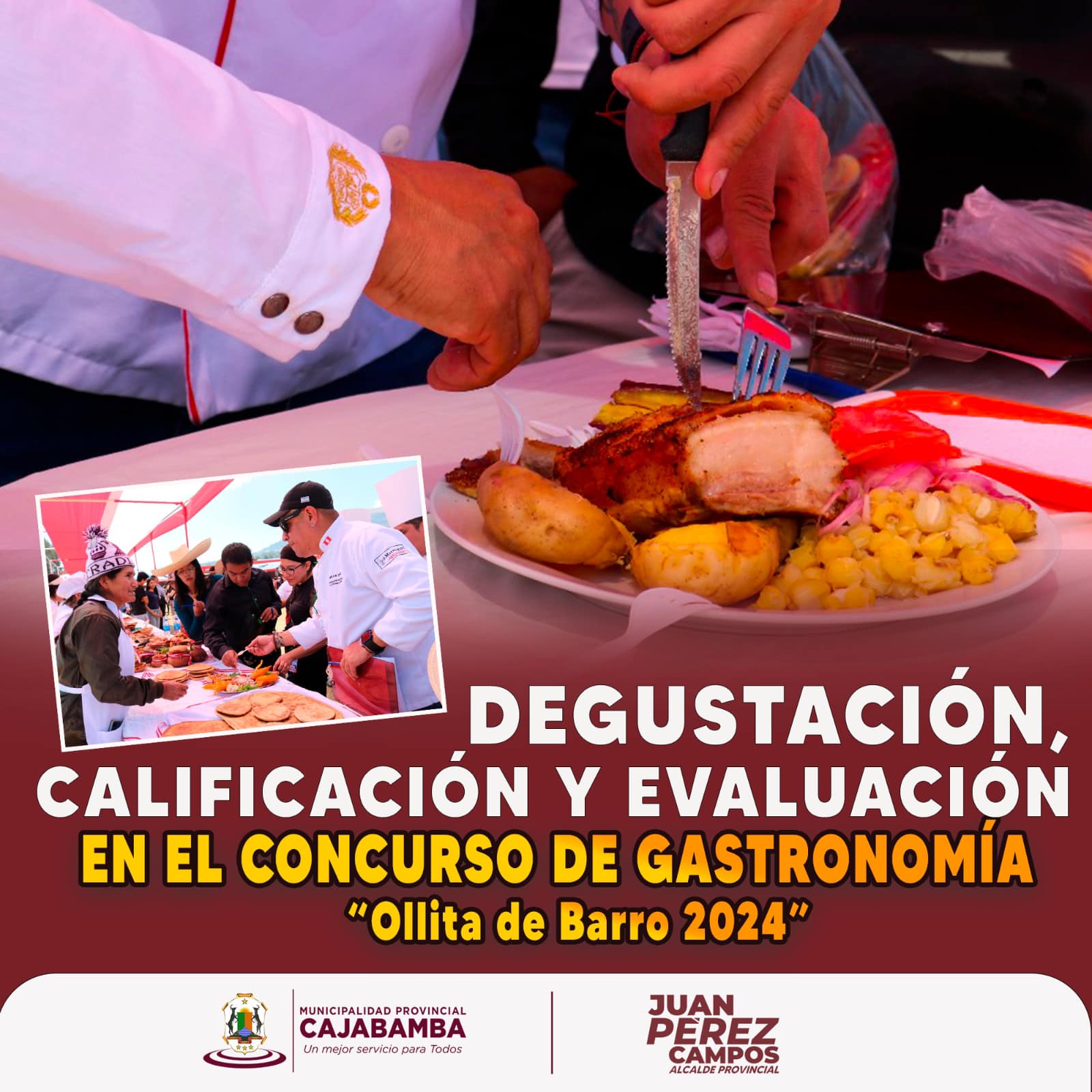 Degustación, calificación y evaluación en el concurso de gastronomía “ollita de barro 2024”