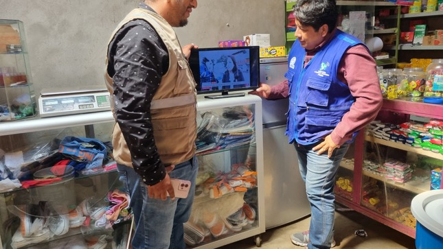 Más de mil pobladores de Suyo y Cruceta verán Tv Perú las 24 horas del día con mantenimiento de sistemas por parte del GORE 
