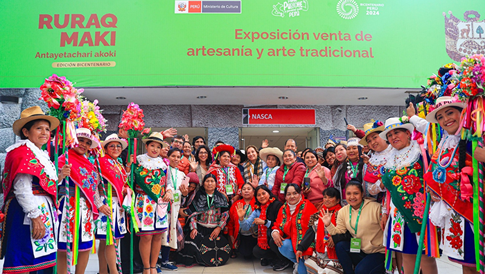 Gobierno de presidenta Dina Boluarte promoverá Ruraq maki para que se convierta en una exposición venta internacional