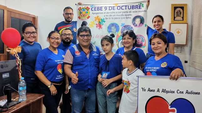  Gorel recibe la visita de estudiantes con autismo del CEBE 09 de Octubre.