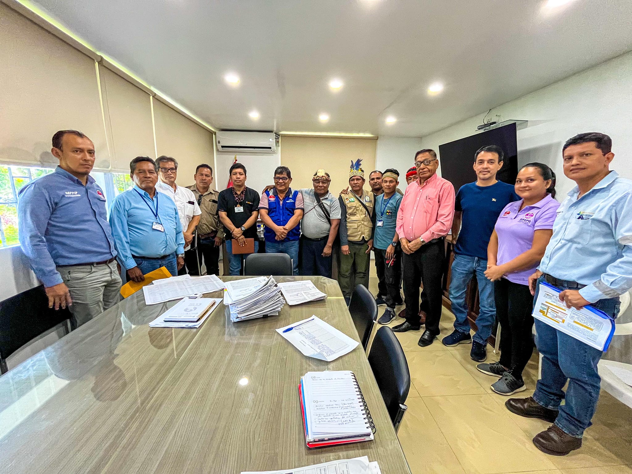Gorel desarrolló importante reunión de trabajo con líderes indígenas de las cuencas del Tigre y Corriente.