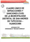 Vista preliminar de documento CUADRO UNICO DE INFRACCIONES Y SANCIONES-Pag.1-13