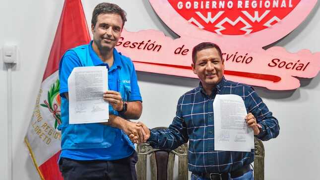 Gobierno Regional de Loreto y UNICEF firman declaración para trabajar por la niñez y adolescencia de la región.