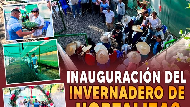 Inauguración del invernadero de hortalizas 