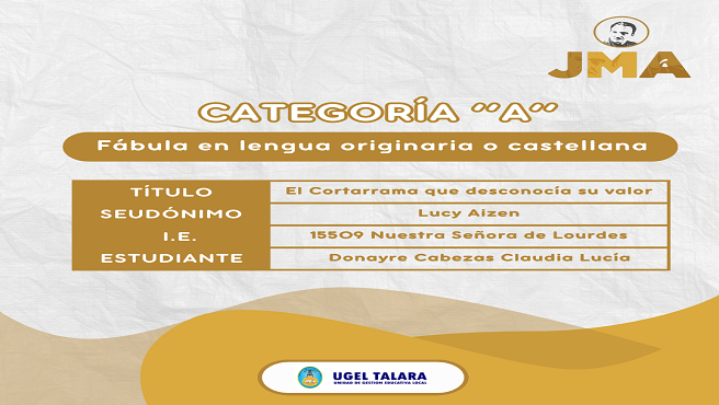 Fábula en lengua originaria o castellana