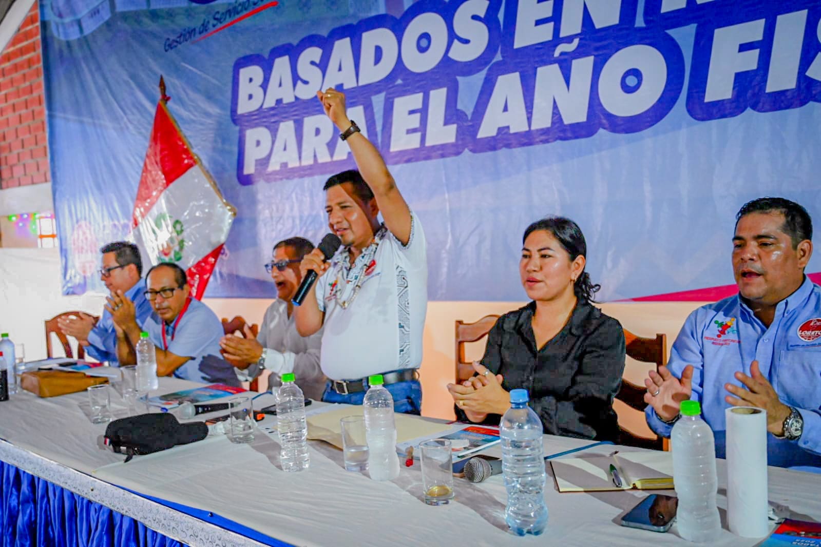 Gobernador de Loreto lidera presupuesto participativo año fiscal 2025 en Contamana.