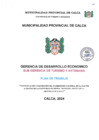 Vista preliminar de documento PLAN DE TRABAJO DE CONSERVACIÓN Y PROMOCIÓN DEL PATRIMONIO CULTURAL DE LA NACIÓN A TRAVES DE LA FESTIVIDAD PATRONAL MAMACHA ASUNTA DE LA PROVINCIA DE CALCA 2024