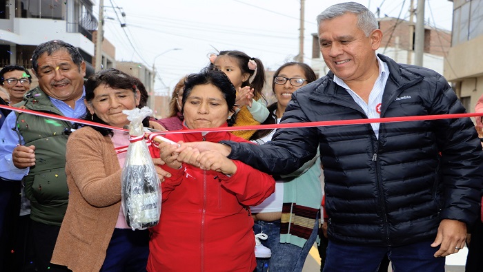 pistas, veredas y Γ‘reas verdes en el sector de camino viejo a Retes y Urb. Fonavi