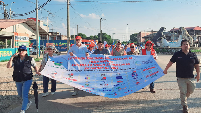 Cancillería en Cajamarca, Iquitos, Pucallpa, Puerto Maldonado y Tacna reitera compromiso con la lucha contra la trata de personas