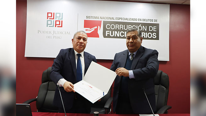  Berly Javier López Flores, jefe del Gabinete de Asesores Jurisdiccionales del Tribunal Constitucional, dictó conferencia en la Corte Superior del Callao por el Dia del Juez