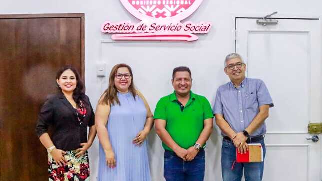El gobernador regional de Loreto Dr. René Chávez sostuvo una reunión con el intendente regional de SUNAFIL-Loreto
