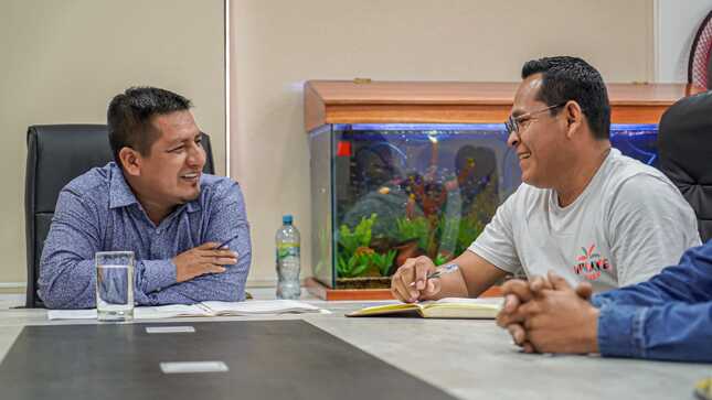 Gobernador regional trabaja junto a alcalde de nauta para ejecutar nuevos proyectos