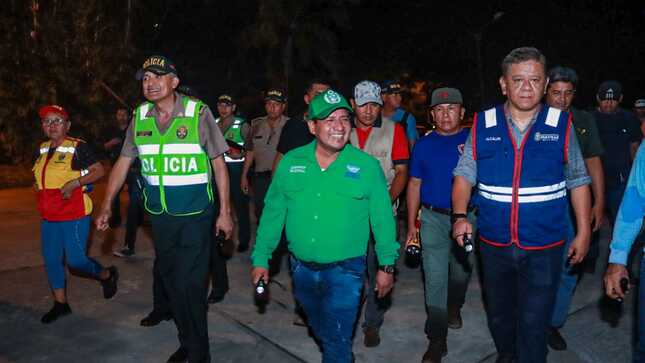 Gobernador regional continúa con operativos por una región más segura