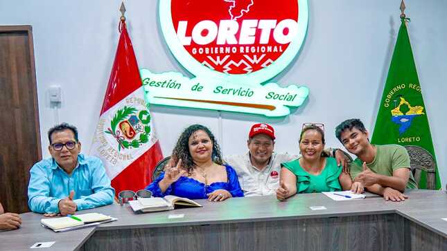 Gobernador regional se reúne con frente de defensa de los derechos de las personas con discapacidad de loreto