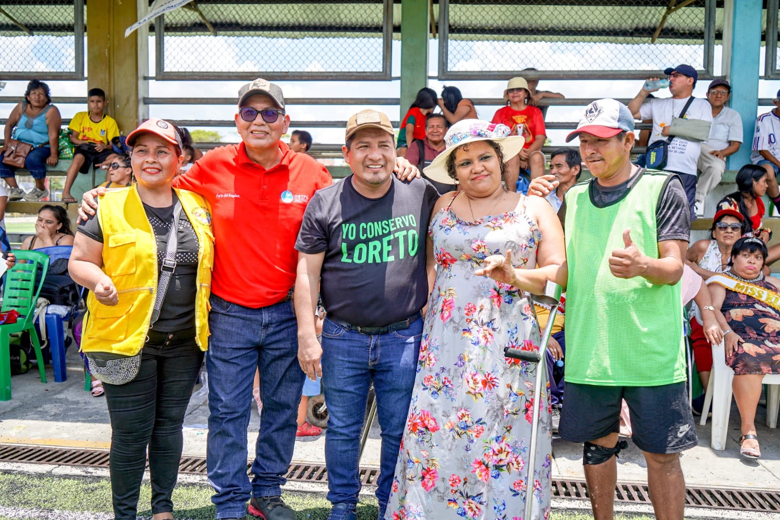 Gobernador regional da inicio a campeonato de fútbol y vóley de personas con discapacidad