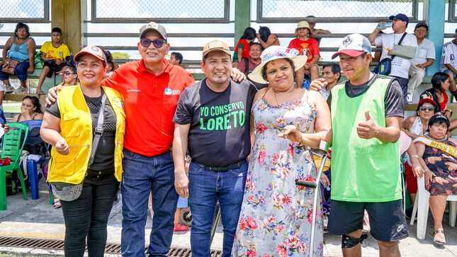 Gobernador regional da inicio a campeonato de fútbol y vóley de personas con discapacidad