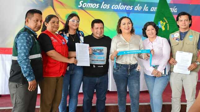 Gobernador René Chávez se suma a campaña de UNICEF Perú
