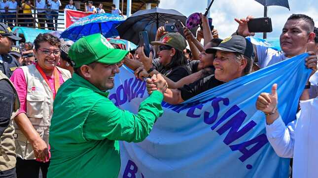 Gobernador viajó a san pablo para dar inicio a obra de mejoramiento en I.E. el amauta, dió lanzamiento del proyecto piscícola y entregó 65 títulos de propiedad
