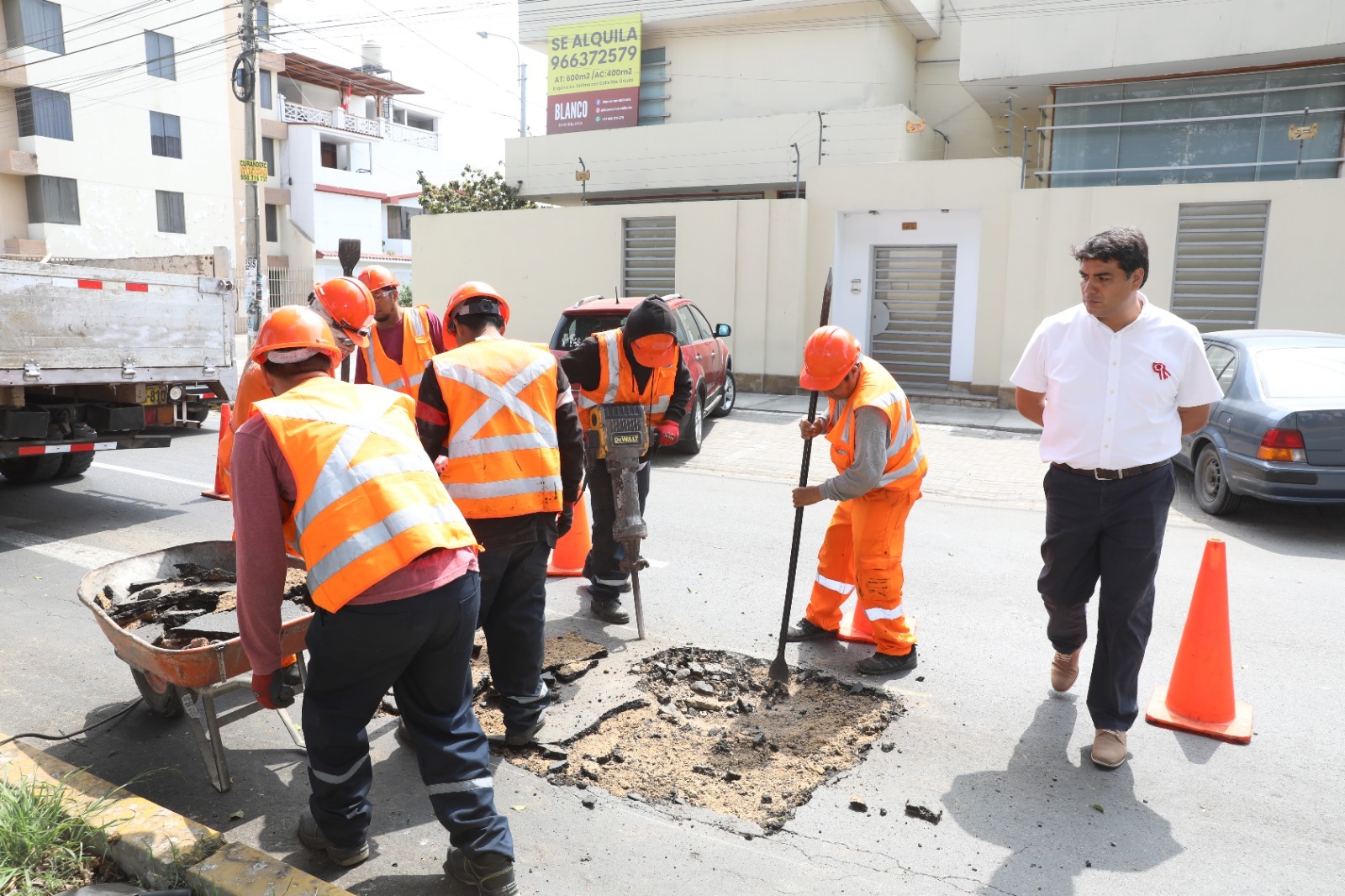 ‘Parcha móvil’ de la MPT sigue avanzando en el mantenimiento vial