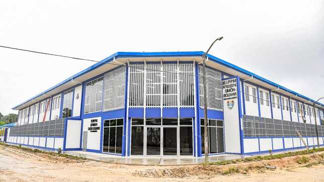 Gobierno del Dr. René Chávez próximo para inaugurar I.E. simón bolívar en san juan