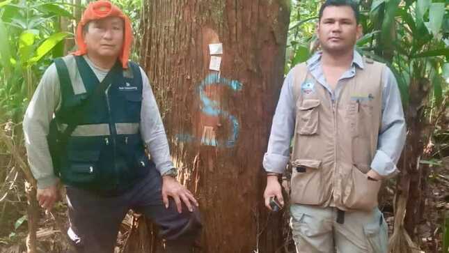 GERFOR realizó inspección ocular en la comunidad nativa pampa hermosa para la aprobación de su plan operativo
