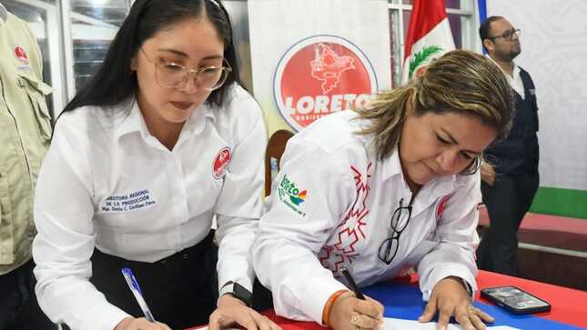 Gobierno regional de loreto desarrolla mesa de trabajo junto a PCM, MEF, MPM Y UNAP