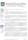 Vista preliminar de documento RESOLUCION DE ALCALDIA 173-2019-MPA-A