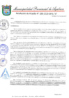 Vista preliminar de documento RESOLUCION DE ALCALDIA 188-2019-MPA-A