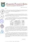 Vista preliminar de documento RESOLUCION DE ALCALDIA 189-2019-MPA-A