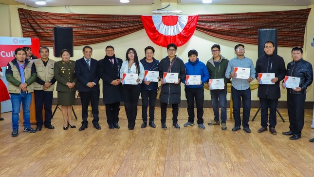 Municipalidad de Puno felicita y saluda el décimo cuarto aniversario del Ministerio de Cultura