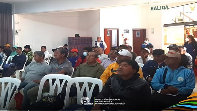 La Dirección Regional de Trabajo y Promoción del Empleo, a cargo del abog. Jorge Olaya Ramos, participó de la Campaña de Promoción de la Cultura de Seguridad y Salud en el Trabajo