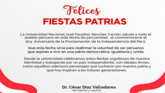 Hoy celebramos 203 años de nuestra independencia