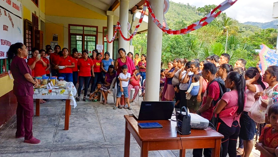 Amazonas-comunidades Awajun previenen anemia