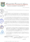Vista preliminar de documento RESOLUCION DE ALCALDIA 230-2019-MPA-A